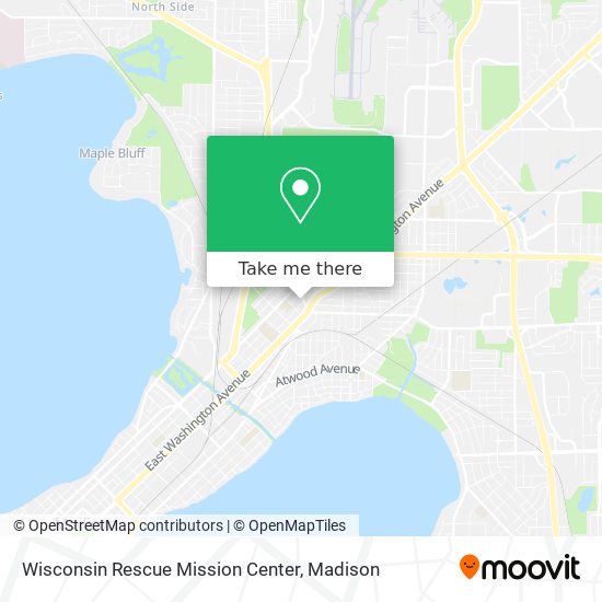 Wisconsin Rescue Mission Center map