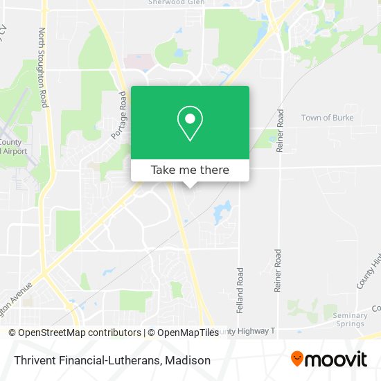 Mapa de Thrivent Financial-Lutherans