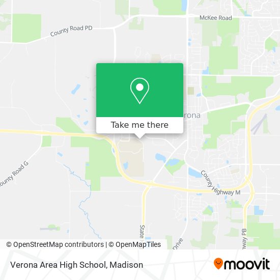 Verona Area High School map