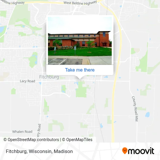 Fitchburg, Wisconsin map