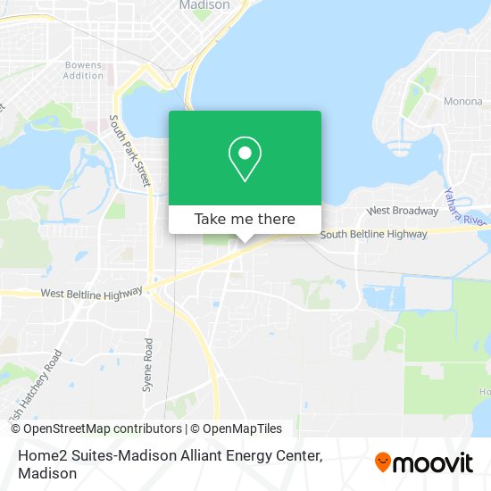 Home2 Suites-Madison Alliant Energy Center map
