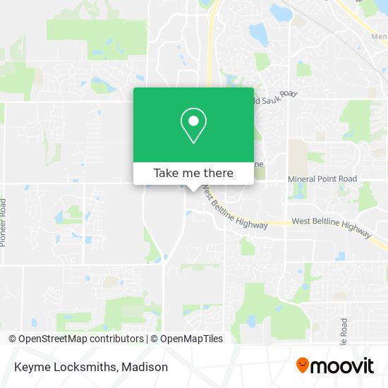 Keyme Locksmiths map