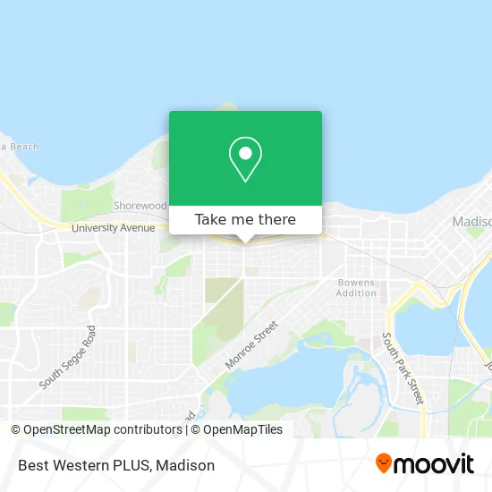 Best Western PLUS map