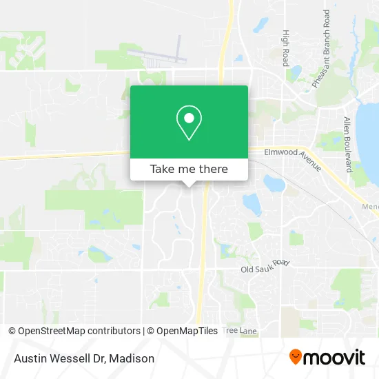 Mapa de Austin Wessell Dr
