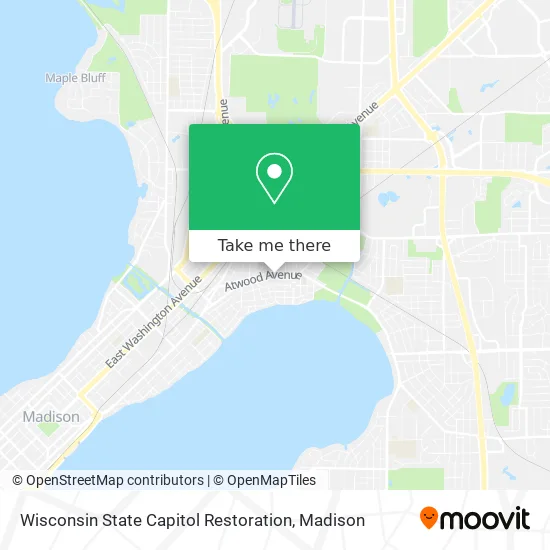 Wisconsin State Capitol Restoration map