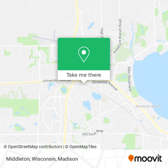 Middleton, Wisconsin map