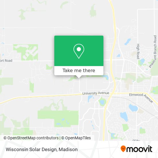 Mapa de Wisconsin Solar Design