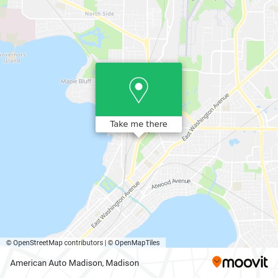 Mapa de American Auto Madison