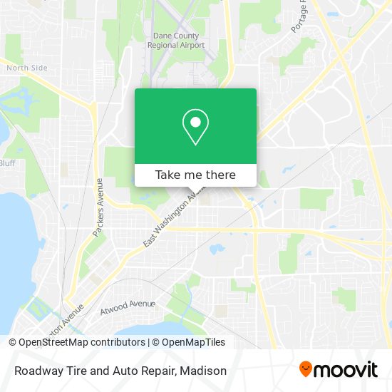 Mapa de Roadway Tire and Auto Repair