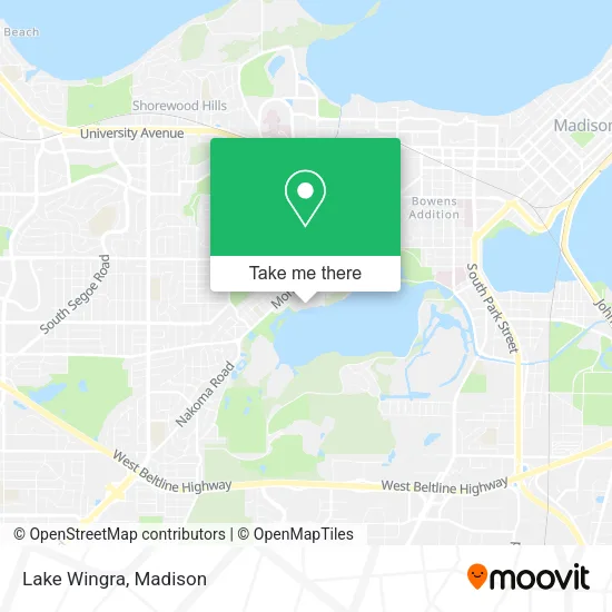 Mapa de Lake Wingra