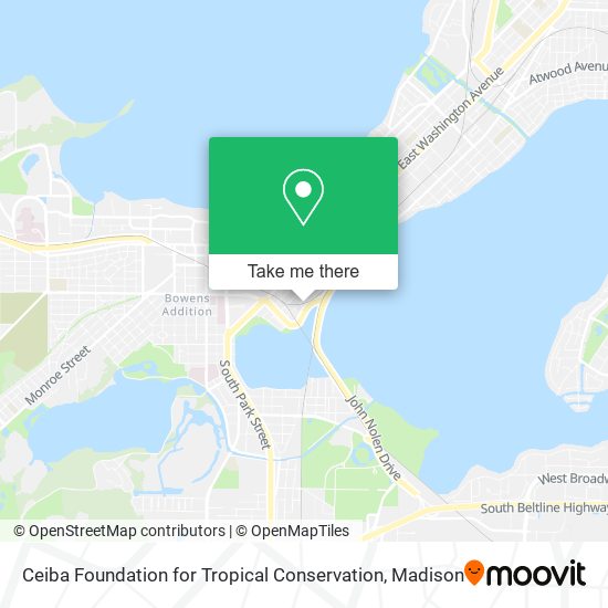 Ceiba Foundation for Tropical Conservation map