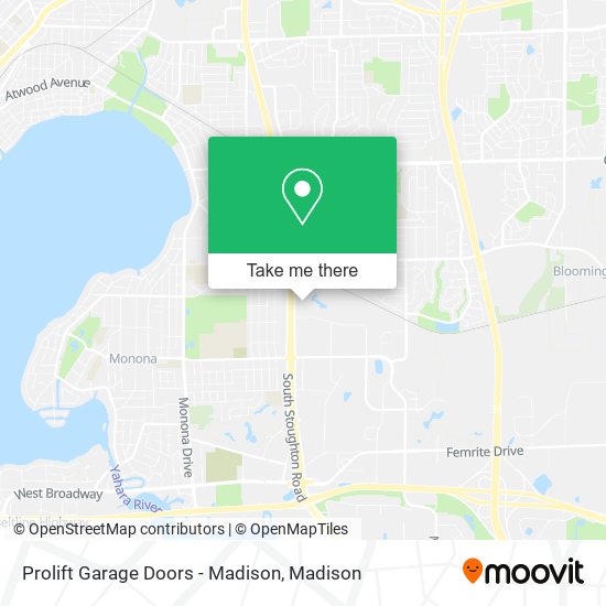 Prolift Garage Doors - Madison map