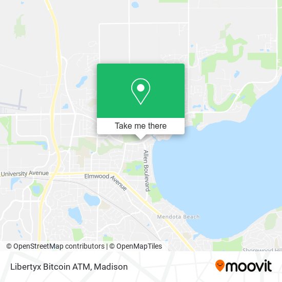 Mapa de Libertyx Bitcoin ATM