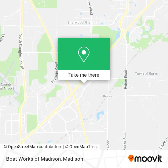 Boat Works of Madison map