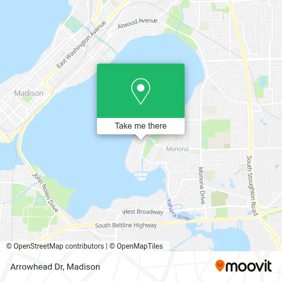 Arrowhead Dr map