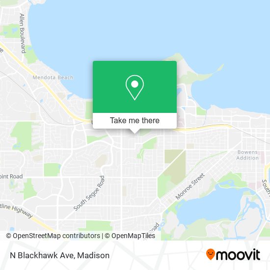 Mapa de N Blackhawk Ave