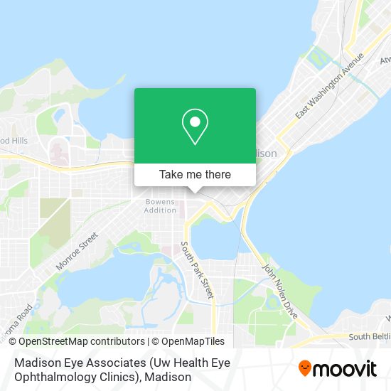 Mapa de Madison Eye Associates (Uw Health Eye Ophthalmology Clinics)