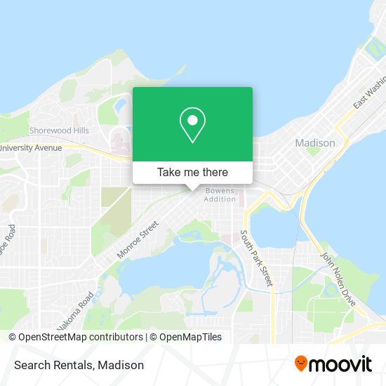 Search Rentals map