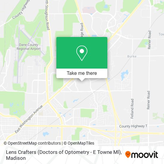 Lens Crafters (Doctors of Optometry - E Towne Ml) map