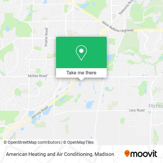 Mapa de American Heating and Air Conditioning