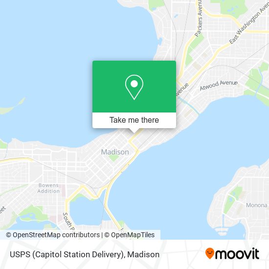 Mapa de USPS (Capitol Station Delivery)