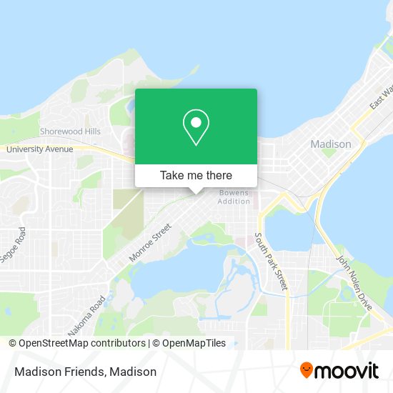 Madison Friends map