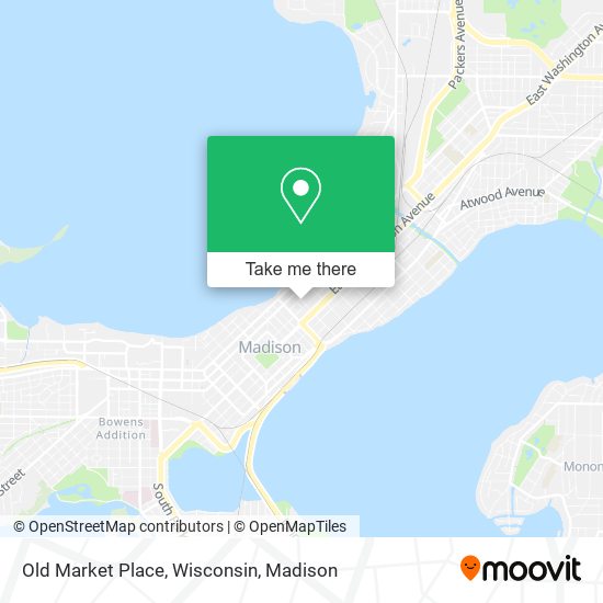 Mapa de Old Market Place, Wisconsin