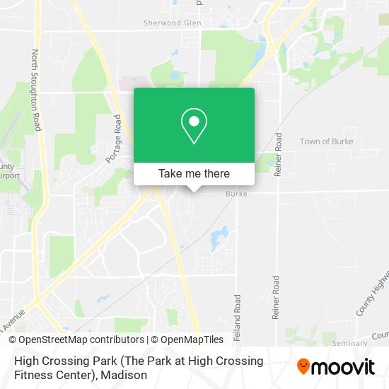 High Crossing Park (The Park at High Crossing Fitness Center) map