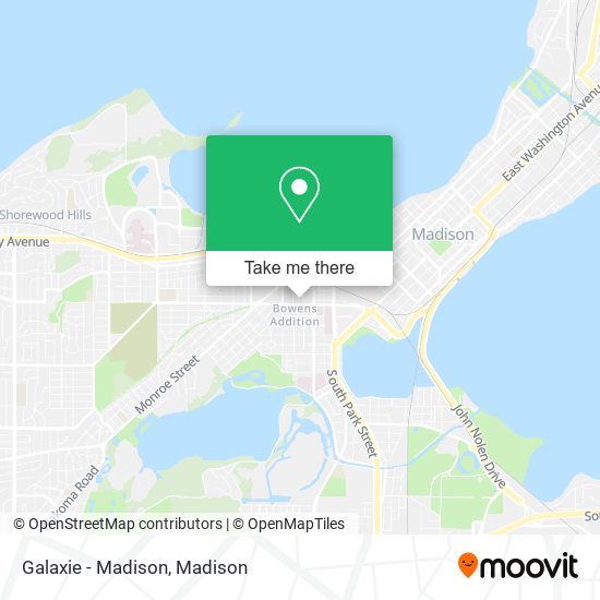 Galaxie - Madison map