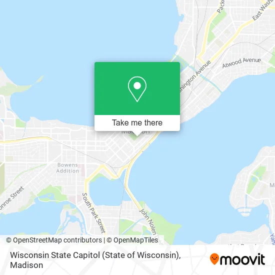 Mapa de Wisconsin State Capitol (State of Wisconsin)