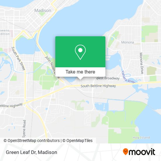 Green Leaf Dr map