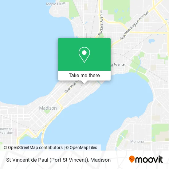 Mapa de St Vincent de Paul (Port St Vincent)