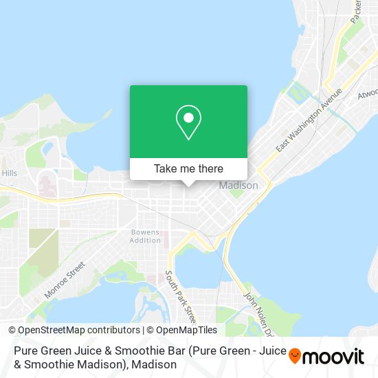 Pure Green Juice & Smoothie Bar map