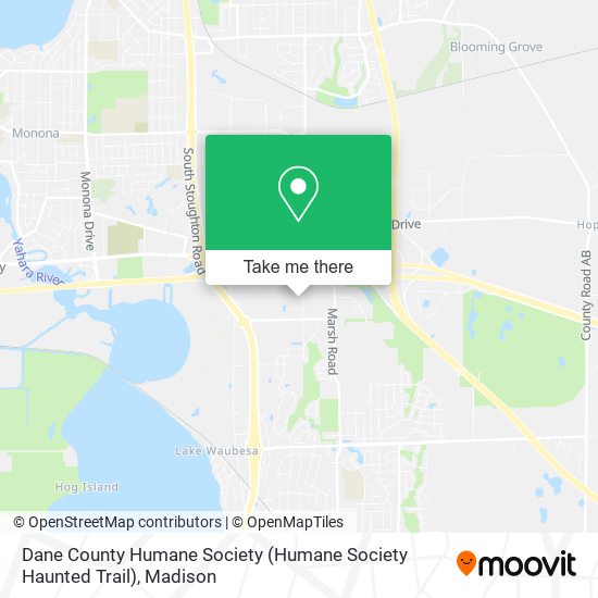 Dane County Humane Society (Humane Society Haunted Trail) map
