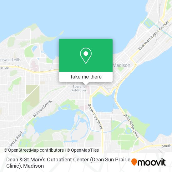 Mapa de Dean & St Mary's Outpatient Center (Dean Sun Prairie Clinic)