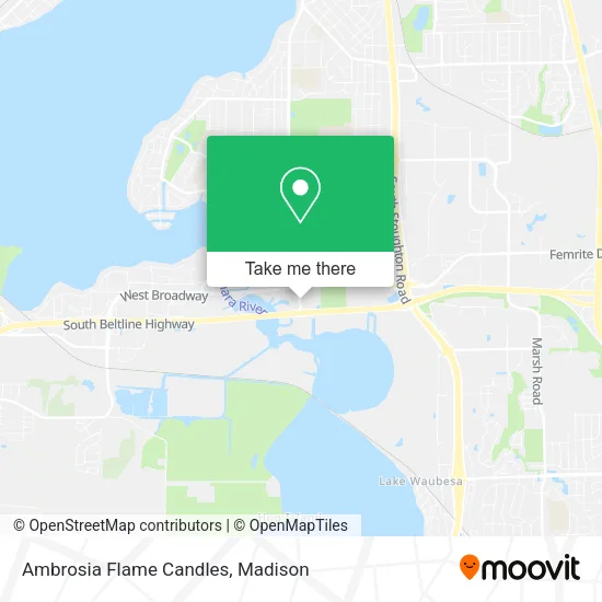 Ambrosia Flame Candles map