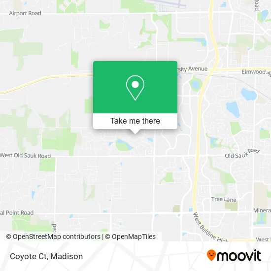 Coyote Ct map