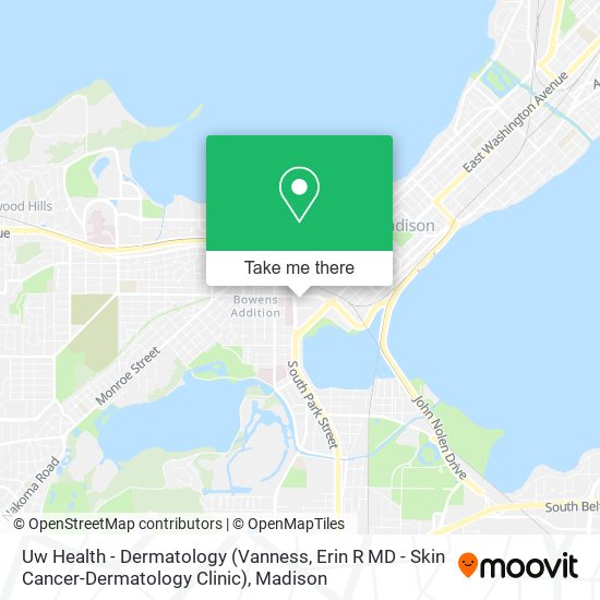 Uw Health - Dermatology (Vanness, Erin R MD - Skin Cancer-Dermatology Clinic) map