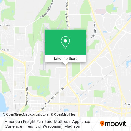 American Freight Furniture, Mattress, Appliance (American Freight of Wisconsin) map