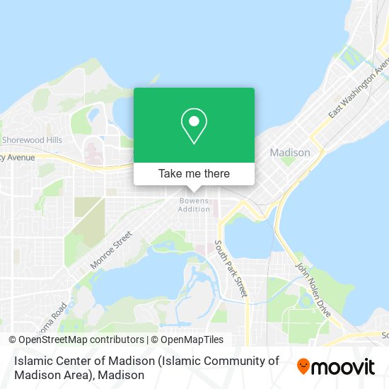 Islamic Center of Madison (Islamic Community of Madison Area) map