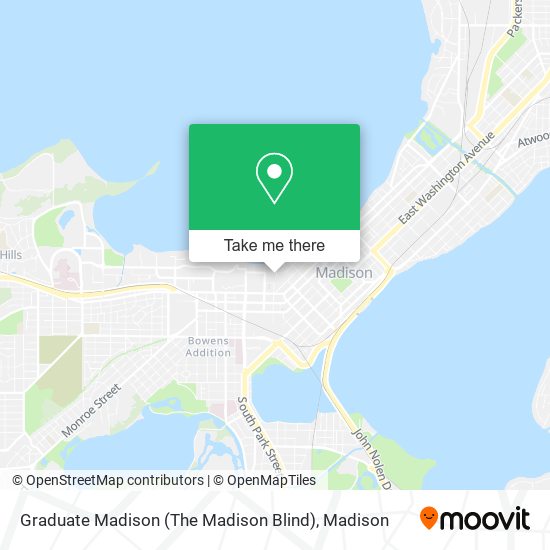 Graduate Madison (The Madison Blind) map