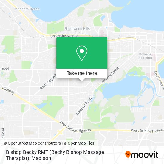 Bishop Becky RMT (Becky Bishop Massage Therapist) map