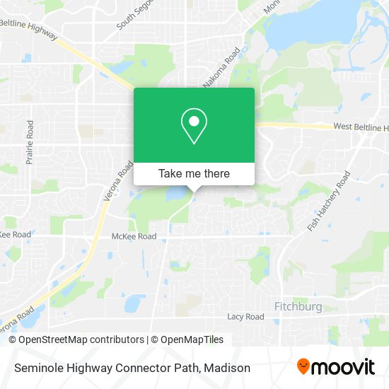 Seminole Highway Connector Path map