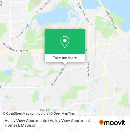 Mapa de Valley View Apartments (Valley View Apartment Homes)