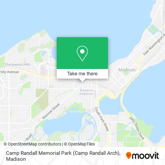 Camp Randall Memorial Park (Camp Randall Arch) map
