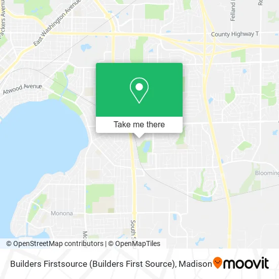 Mapa de Builders Firstsource (Builders First Source)