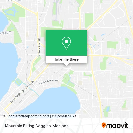 Mountain Biking Goggles map