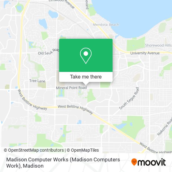 Madison Computer Works (Madison Computers Work) map