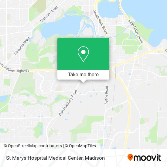 St Marys Hospital Medical Center map