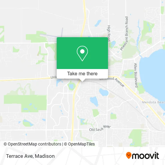 Terrace Ave map